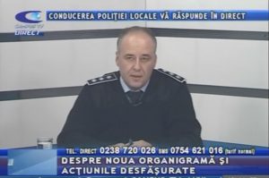 CONDUCEREA POLIŢIEI LOCALE, ÎN STUDIOUL CAMPUS TV