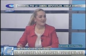 CANDIDATUL PSD LA CAMERA DEPUTAŢILOR, IONELA DOBRICĂ