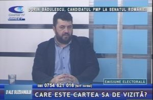 DORIN BĂDULESCU, CANDIDATUL PMP LA SENATUL ROMÂNIEI