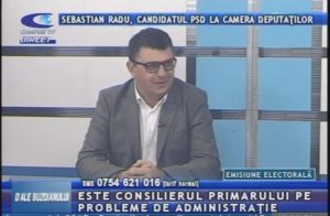 SEBASTIAN RADU, CANDIDATUL PSD LA CAMERA DEPUTAŢILOR