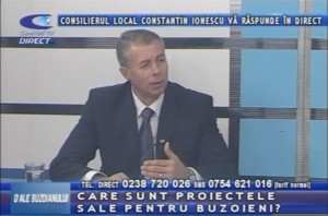 CONSILIERUL LOCAL CONSTANTIN IONESCU, LA CAMPUS TV
