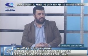 DORIN BĂDULESCU, PRIMUL PE LISTA PMP PENTRU SENATUL ROMÂNIEI
