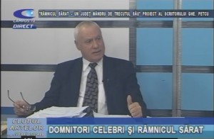 "RÂMNICUL SĂRAT - UN JUDEŢ MÂNDRU DE TRECUTUL SĂU" - UN PROIECT AL SCRIITORULUI GHEORGHE PETCU