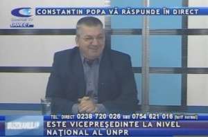 CONSTANTIN POPA, LA CAMPUS TV