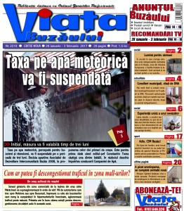 VIAŢA BUZĂULUI APARE SÂMBĂTĂ. 20 DE PAGINI CU INFORMAŢII DE INTERES LOCAL