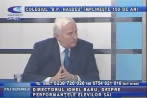 COLEGIUL "B.P. HASDEU" ÎMPLINEŞTE 150 DE ANI