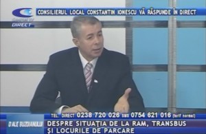 CONSILIERUL LOCAL CONSTANTIN IONESCU, LA CAMPUS TV