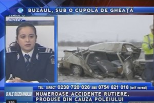 BUZĂUL, SUB O CUPOLĂ DE GHEAŢĂ