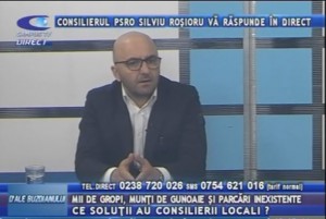 CONSILIERUL PSRO SILVIU ROŞIORU, LA CAMPUS TV