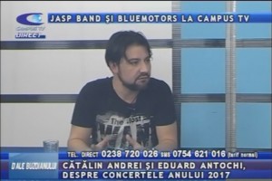 JASP BAND ȘI BLUEMOTORS, LA CAMPUS TV