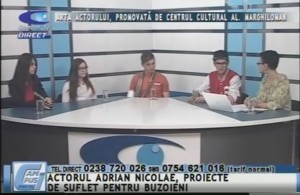 ARTA ACTORULUI, PROMOVATĂ DE CENTRUL CULTURAL "AL. MARGHILOMAN"