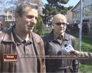 VOCEA BUZOIANULUI: DE LA 1 MAI, COSTUL UNEI GIGACALORII VA FI DE 280 LEI