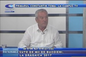 PRIMARUL CONSTANTIN TOMA, LA CAMPUS TV