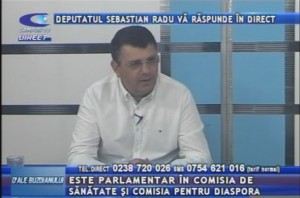 DEPUTATUL SEBASTIAN RADU, LA CAMPUS TV