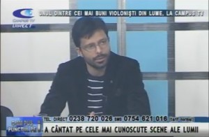 UNUL DINTRE CEI MAI BUNI VIOLONIŞTI DIN LUME, LA CAMPUS TV