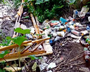 CASCADA CAŞOCA, INVADATĂ DE GUNOAIE. TURIŞTII AU LĂSAT PRĂPĂD ÎN URMA LOR