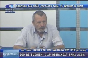 DIRECTORUL RAM, CONSTANTIN TACEA, LA CAMPUS TV