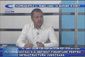 VICEPREŞEDINTELE CJ, ROMEO LUNGU, LA CAMPUS TV