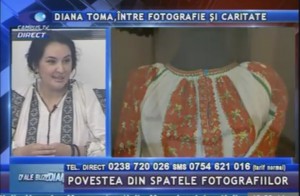 DIANA TOMA, ÎNTRE FOTOGRAFIE ŞI CARITATE