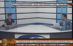 A ABSOLVIT HASDEUL. MEDIE MAXIMĂ LA EXAMENUL MATURITĂŢII