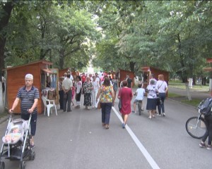 MEŞTERI POPULARI DIN  ZECE JUDEŢE, PREZENŢI LA BUZĂU. AU EXPUS TIMP DE TREI ZILE, PE ALEEA PRINCIPALĂ DIN CRÂNG