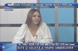 DIANA ŞTEFĂNESCU, PASIUNE PENTRU MUZICA POPULARĂ