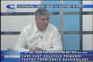 VICEPRIMARUL ANDREI NEDER, LA CAMPUS TV