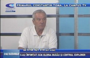 PRIMARUL CONSTANTIN TOMA, LA CAMPUS TV