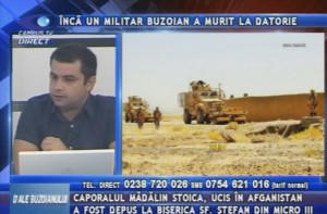 ÎNCĂ UN MILITAR BUZOIAN A MURIT LA DATORIE