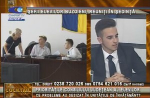 ŞEFII ELEVILOR BUZOIENI, REUNIŢI ÎN ŞEDINŢĂ