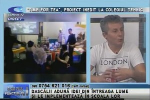 "TIME FOR TEA", PROIECT INEDIT LA COLEGIUL TEHNIC