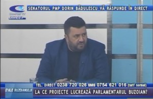 SENATORUL PMP DORIN BĂDULESCU, LA CAMPUS TV
