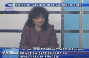 PREFECTUL CARMEN ICHIM, LA CAMPUS TV