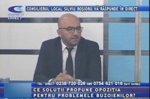 CONSILIERUL LOCAL SILVIU ROŞIORU, LA CAMPUS TV