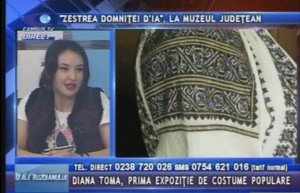 "ZESTREA DOMNIŢEI D'IA", LA MUZEUL JUDEŢEAN