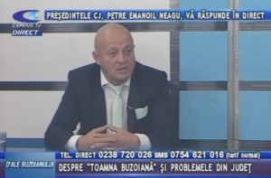 PREŞEDINTELE CONSILIULUI JUDEŢEAN, PETRE EMANOIL NEAGU, LA CAMPUS TV