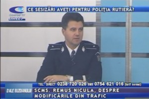 PROBLEMELE DIN TRAFIC, SESIZATE LA CAMPUS TV