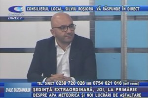 CONSILIERUL LOCAL SILVIU ROŞIORU, LA CAMPUS TV