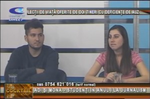 LECŢII DE VIAŢĂ OFERITE DE DOI TINERI CU DEFICIENŢE DE AUZ