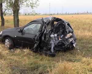 ACCIDENT RUTIER CU 5 VICTIME. IMPACT FRONTAL ÎNTRE UN AUTOTURISM ȘI UN MICROBUZ