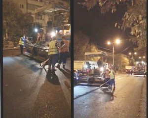 NOAPTEA, CA... ASFALTATORII. DUPĂ RONDUL EPISCOPIEI, URMEAZĂ BAZALT ŞI MARGHILOMAN