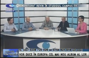 "NEMURITORII" REVIN ÎN STUDIOUL CAMPUS TV