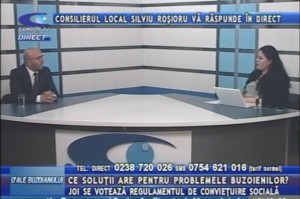 CONSILIERUL LOCAL SILVIU ROŞIORU, LA CAMPUS TV