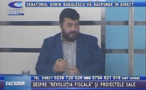 SENATORUL DORIN BĂDULESCU, LA CAMPUS TV