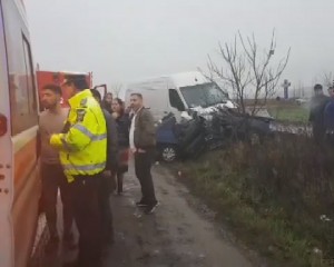 ACCIDENT GRAV PE DN1B. 6 PERSOANE AU AJUNS LA SPITAL