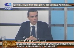 MEDICUL MIHAI DAN, ÎN STUDIOUL CAMPUS TV