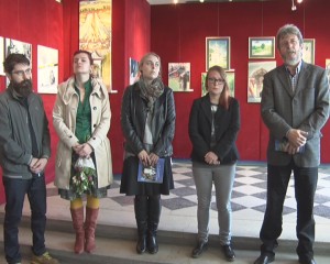 ARTĂ DE TABĂRĂ. A FOST VERNISATĂ EXPOZIŢIA CU LUCRĂRI DIN TABĂRA „MĂGURA ART”