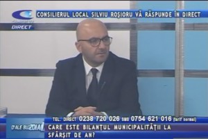 CONSILIERUL LOCAL SILVIU ROŞIORU, LA CAMPUS TV