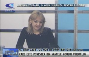 ADRIANA STUPARU, O NOUĂ SURPRIZĂ PENTRU BUZOIENI