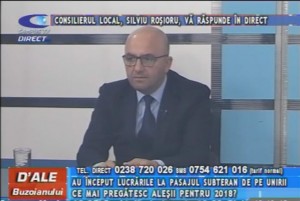 CONSILIERUL LOCAL SILVIU ROŞIORU, LA CAMPUS TV